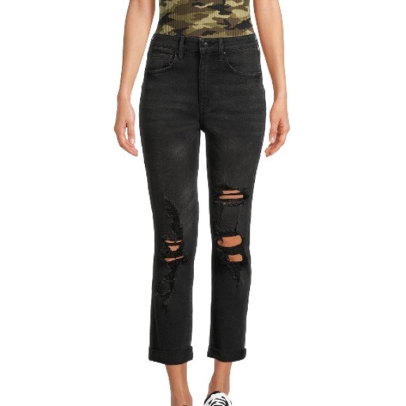 ✨NEW✨ No boundaries super high rise girlfriend jeans - Picture 5 of 12